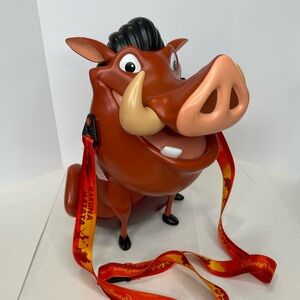 Disney Lion King Pumbaa Popcorn Holder‎ 25th Anniversary Limited Edition